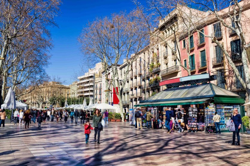 La Rambla, Barcelona, Catalonia, Spain